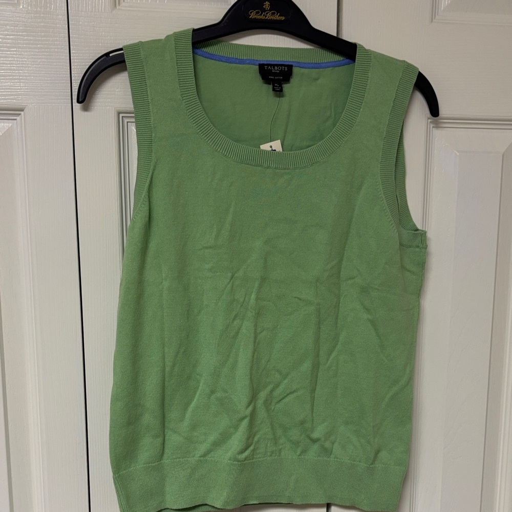 Talbots Vibrant Green Tank Top